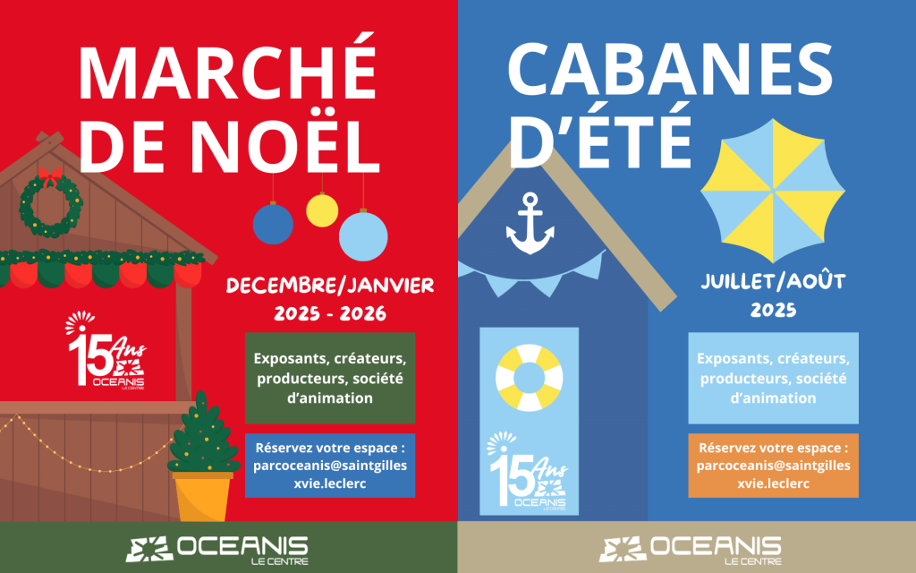 Cabanes d'été et Marché de noël