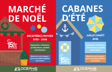 Cabanes d'été et Marché de noël